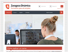 Tablet Screenshot of campus.zaragozadinamica.net